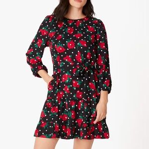 Kate Spade rose polka dot dress